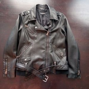 (Minus The) Leather Faux Express Moto Jacket